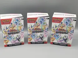Pokemon TCG: Scarlet & Violet Prismatic Evolutions Booster Bundle Lot Of x3 - Image 1