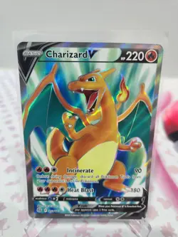 Pokemon TCG - Charizard V 153/172 - Brilliant Stars - Full Art - NM/M - Image 1