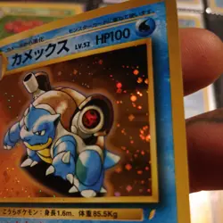 Pokemon TCG Blastoise Holo No.009 HP100 Hydro Pump 40+ Japanese Base Set 1996 - Image 4