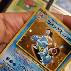 Pokemon TCG Blastoise Holo No.009 HP100 Hydro Pump 40+ Japanese Base Set 1996 - Image 5