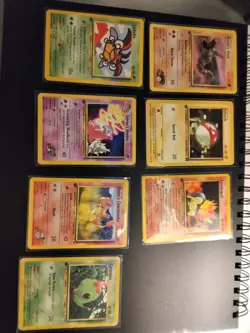 Lot Of 10 1st Edition Pokemon - Image 1