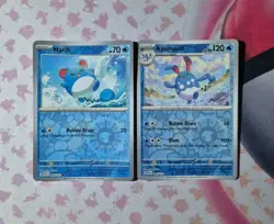 Pokemon Paldea Evolved Marill 044/193 Azumarill Reverse Holo Evolution Line - Image 1