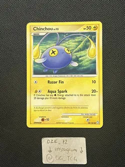 Pokemon Legends Awakened - Chinchou LV.13 - 88/146 - Non Holo Common - NM/LP - Image 1