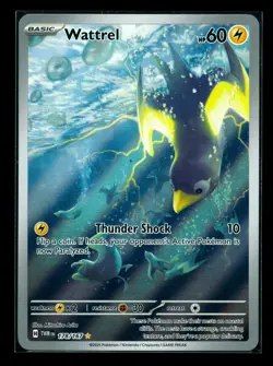 Pokemon TCG Wattrel 178/167 Illustration Rare Twilight Masquerade Holo NM - Image 1