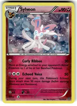 Pokemon TCG - Furious Fists - Sylveon 72/111 Cracked Ice Holo - NM - Image 1