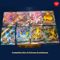 2025 Pokemon TCG Simplified Chinese cs4ac Set of 8 Eeveelutions：Sylveon Umbreon - Image 1