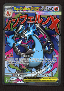 Mega Charizard X ex 023 MEP Black Star Promo Pokemon Phantasmal Flames UPC - NM - Image 1