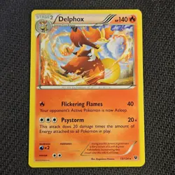 Pokemon TCG - Delphox 13/124 - Fates Collide - Non Holo Exclusive - Image 1