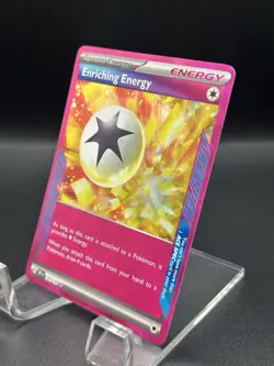 Pokemon TCG: Enriching Energy 191/191 Holo ACE SPEC Surging Sparks - Image 3