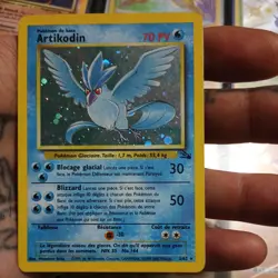 POKEMON ARTICUNO FRENCH VERSION HOLO Artikodin 2/62 Fossile Wizards Francaise - Image 1