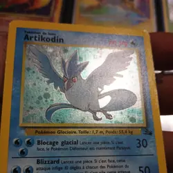 POKEMON ARTICUNO FRENCH VERSION HOLO Artikodin 2/62 Fossile Wizards Francaise - Image 2