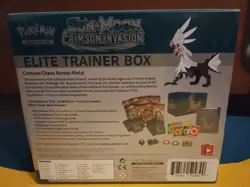 Pokemon Sun & Moon Crimson Invasion Elite Trainer Box ETB Tear In Seal - Image 3