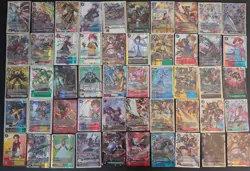 Digimon TCG Card Lot (50 Total Cards) | $248 Value | Alt Arts, SECs, SRs | NM - Image 1
