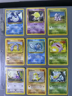 Pokemon Card Base Set Lot Unlimited English Cards WOTC Vintage MP - Image 1