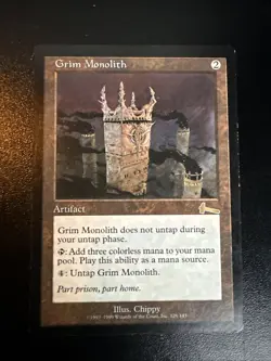 Grim Monolith Urza's Legacy MTG Card Reserved List Magic the Gathering - Image 1