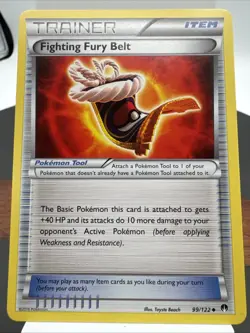 Pokemon Fighting Fury Belt Trainer Card BREAKPoint 99/122 - Image 1