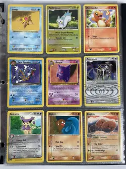 Pokemon Card Collection VTG Binder Holo Rare Stamped WoTC Gengar Arceus - Image 1