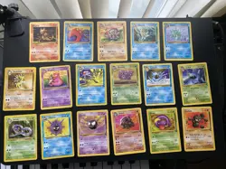 Pokemon Fossil cards. job lot. Raichu, Lapras, first edition Zubat - Image 2