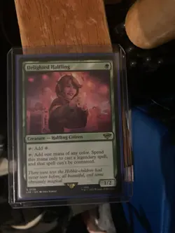 MTG Delighted Halfling The Lord of the Rings: Tales of Middle-earth 0158 - Image 1