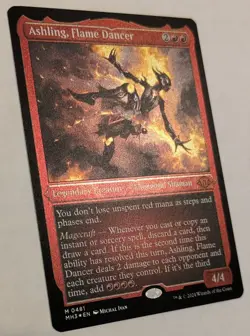 Ashling, Flame Dancer x1 - Foil Etched - NM Unplayed - Modern Horizons 3 #481 - Image 2