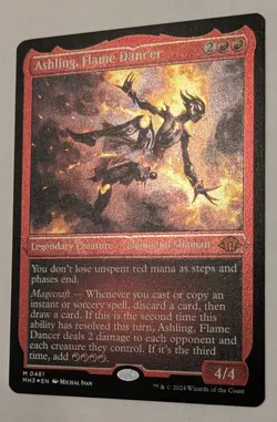 Ashling, Flame Dancer x1 - Foil Etched - NM Unplayed - Modern Horizons 3 #481 - Image 3