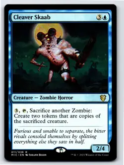 Cleaver Skaab R Commander: Innistrad: Midnight Hunt # 11 NM Normal - Image 1