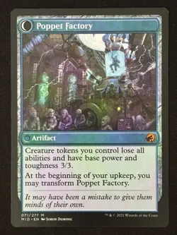 1x MTG Poppet Stitcher - Innistrad: Midnight Hunt (MID) #71 - Magic the Gatherin - Image 2