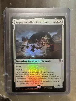 FOIL Appa, Steadfast Guardian (0010) MTG Avatar English Mythic - Pack Fresh NM - Image 3