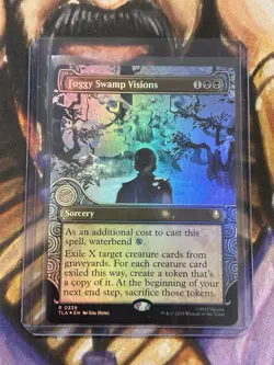 FOIL Foggy Swamp Visions (Showcase) #0339 TLA Magic MTG Avatar Rare - NM/M 🔥 - Image 3
