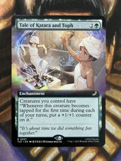 Tale of Katara and Toph (Borderless) #0143 MTG Avatar: Eternal Regular - NM 🔥 - Image 1