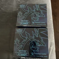 Pokemon Center Elite Trainer Box ETB Phantasmal Flames Factory Sealed NEW X2 - Image 1