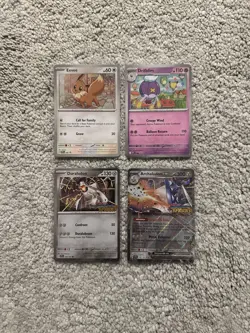 Pokemon Scarlet Violet Promo Lot of 4 Cosmo Holo Stamped etc. - Image 1