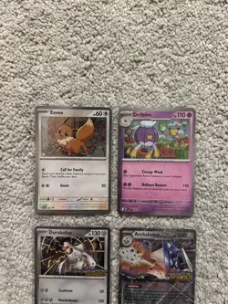 Pokemon Scarlet Violet Promo Lot of 4 Cosmo Holo Stamped etc. - Image 2