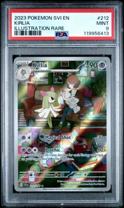 (AUS) Pokemon TCG 2023 Scarlet & Violet Kirlia 212/198 PSA 9 - Image 3