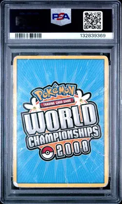 2008 POKEMON WORLD CHAMPIONSHIPS PROMO PSYCHIC LOCK #101 JOLTEON-GOLD STAR PSA 1 - Image 2