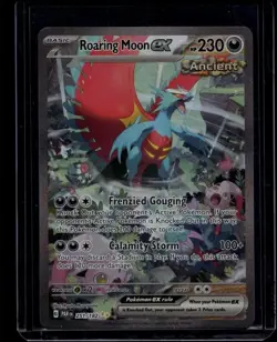 Pokemon TCG Roaring Moon ex 251/182 Paradox Rift Special Illustration NM - Image 1