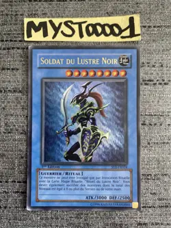Carte Yu-gi-oh! Soldat Du Lustre Noir SYE-FR024 Ultra Rare Francais Occasion - Image 1
