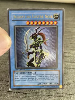 Carte Yu-gi-oh! Soldat Du Lustre Noir SYE-FR024 Ultra Rare Francais Occasion - Image 3