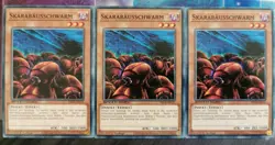 3x Skarabausschwarm SBCB-DE152 COMMON DEUTSCH 1.Auflage PLAYSET NM Yu-Gi-Oh - Image 1