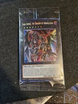 Yugioh Dark Armed, the Dragon of Annihilation BLC1-EN006 Secret Rare NM - Image 1