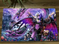 HOT Yu-Gi-Oh! Anime Playmat Yubel Yugioh Trading Card Game CCG TCG OCG Mat & Bag - Image 1