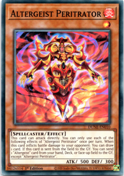 Altergeist Peritrator DUNE-EN010 - Super Rare - 1st Edition Yugioh - Image 1