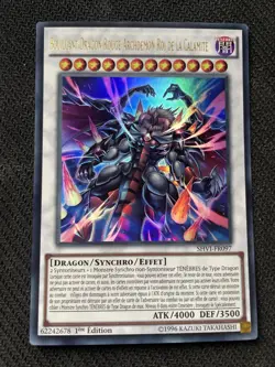 CARTE YU-GI-OH! BOUILLANT DRAGON ROUGE ARCHDEMON ROI DE LA CALAMITE SHVI-FR097 - Image 1