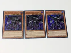 3x Dark End Evaporation Dragon Ultra Rare Yugioh! Mega tins 2025 - Image 1