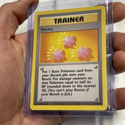Pokemon Base UNLIMITED EDITION Card 89/102 Trainer Revive NM/MT Nintendo Vtg TCG - Image 2