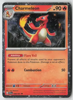 Charmeleon - (Cosmos Holo) 008/091 - Miscellaneous Cards & Products Holo - PTCG - Image 1