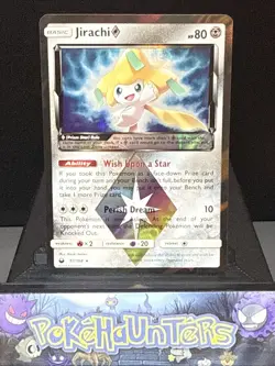 Pokemon Card Jirachi Prism 97/168 Celestial Storm Sun & Moon Ultra Rare NM - Image 1