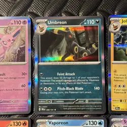 Pokemon Eeveelution Complete Holo 8 Card Set Lot Prismatic Evolutions w Eevee C - Image 5