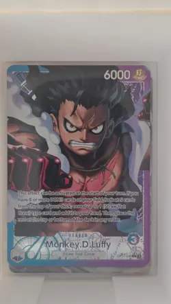 One Piece Card Game OP11 040 Leader Monkey D.Luffy Alt Art English - Image 1