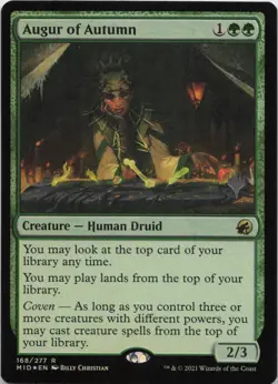 Augur of Autumn - FOIL - R Innistrad: Midnight Hunt 168 - MTG - Image 1